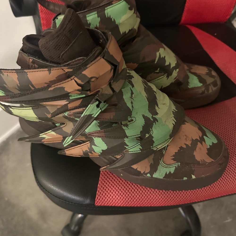 Jeremy Scott x Adidas Camouflage Sneakers